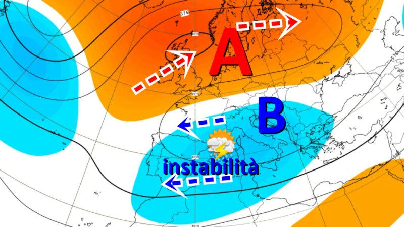 Ancora molta instabilità e aria fresca