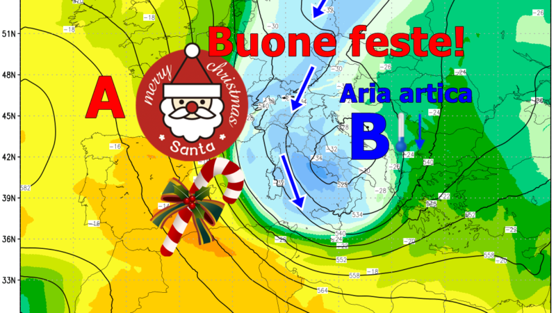 Verso un freddo Natale e con neve a bassa quota